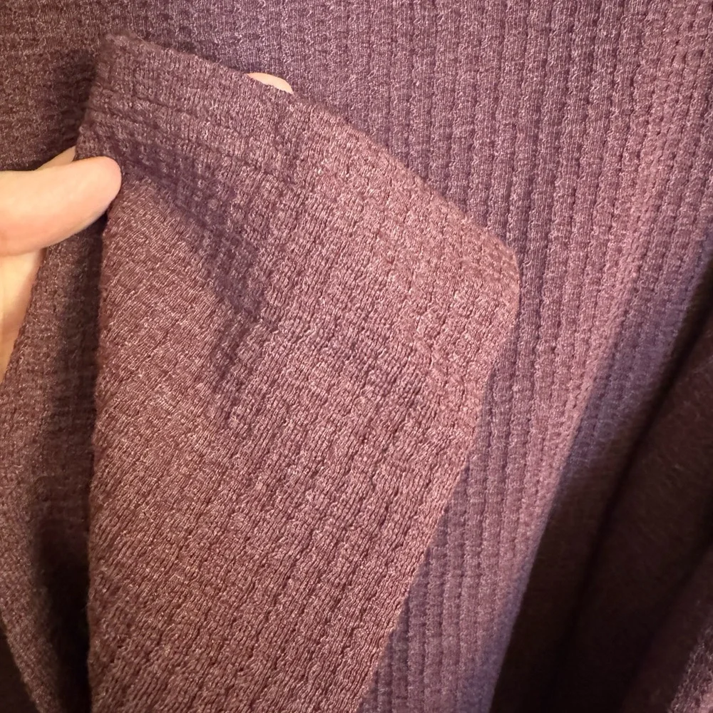 NWT Columbia Men's XXL Pine Peak Waffle Long Sleeve Henley Reddish/Brown - Picture 9 of 11